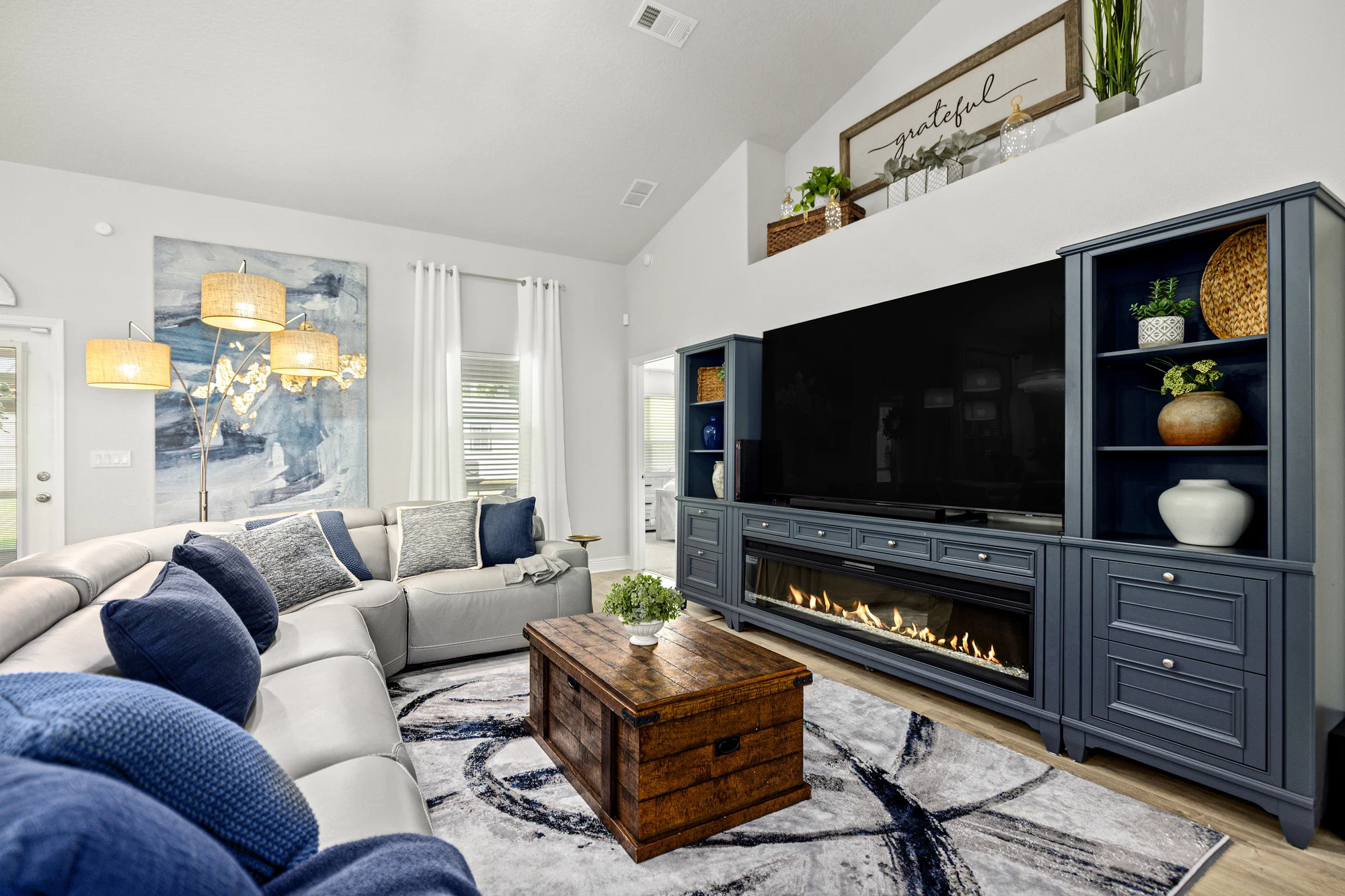 Living room open concept by Joy Signature Designs